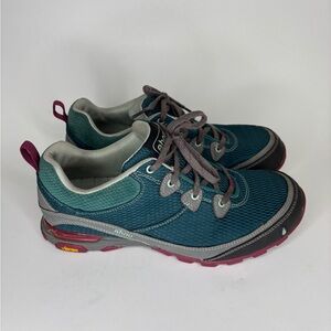 Ahnu Shoes Sneakers Hiking Walking Women Size 40.5 US 9.5 Green Synthetic